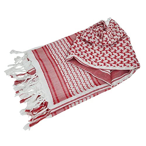 Image of Luxns Military Shemagh Tactical Desert Scarf / 100% Cotton Keffiyeh Scarf Wrap for Men And Women