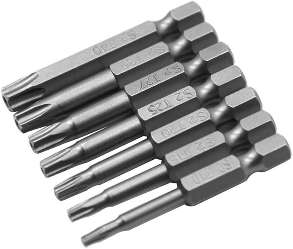 Amazon | 7 個の五芒星ドライバー ビット 1/4 ''六角シャンク 50mm