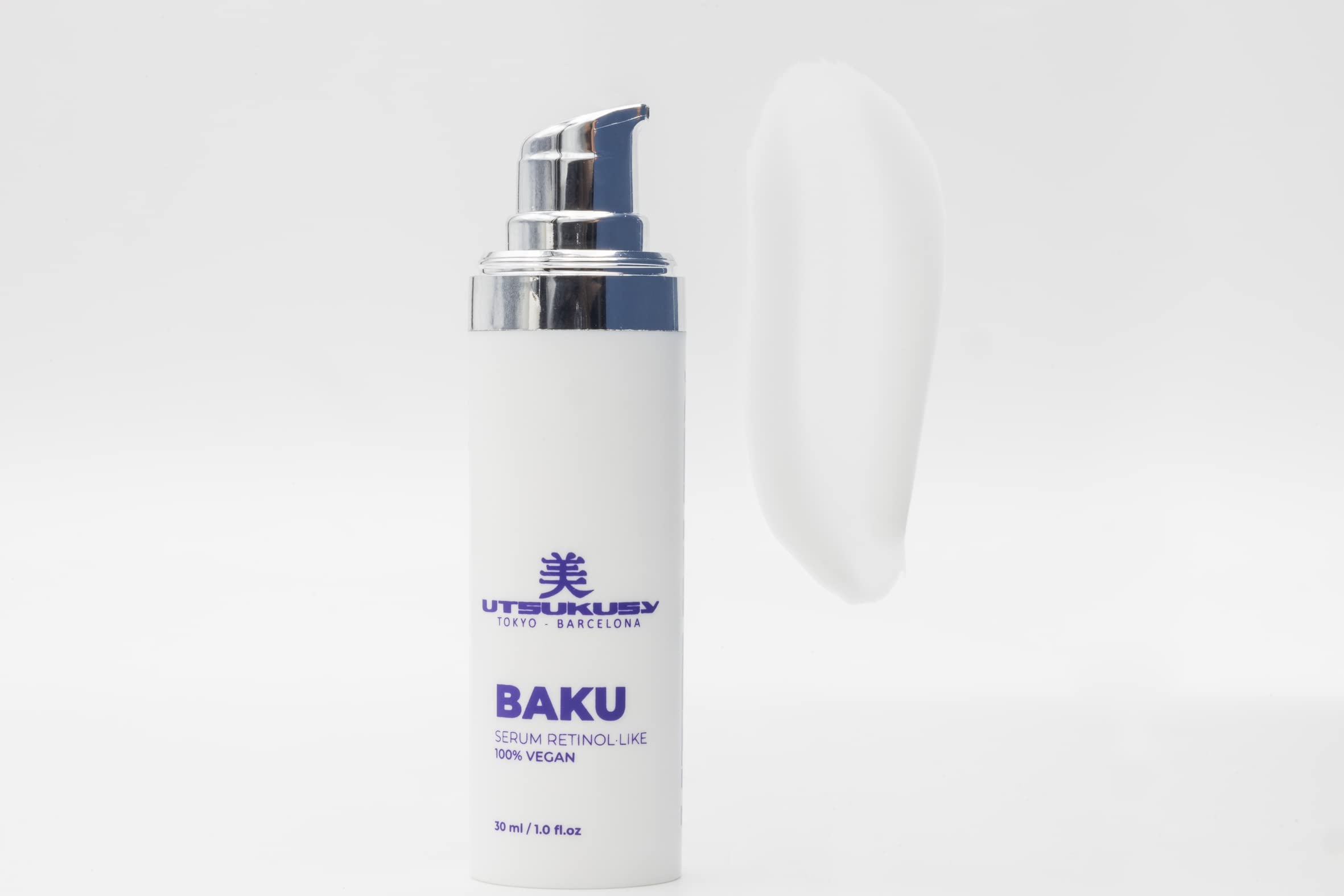 Retinol Baku Gesichtsserum - Anti-Aging mit Bakuchiol - Sanft & Feuchtigkeitsspendend - Vegan & Parabenfrei - Für alle Hauttypen - 60 g