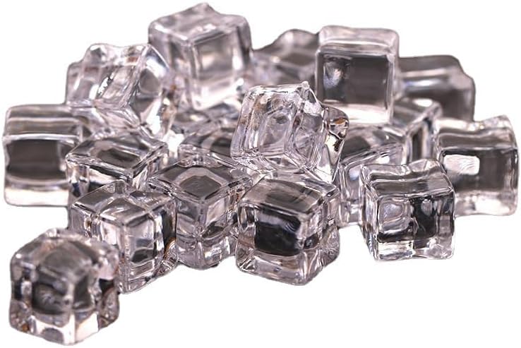A Pack of White1 Dollhouse Ice Cube 1/12 Miniature Ice Cubes Dollhouse Decoration Accessories Dollhouse Accessories