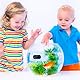 Shengxi Digital Thermometer für Aquarium, Mini Aquarium Thermometer mit LED-Anzeige, Aufklebbare Touch Screen Aquarium Thermometer Hohe Präzision Wasser Thermometer ±1℃ (Wiederaufladbar/0℃~60℃)