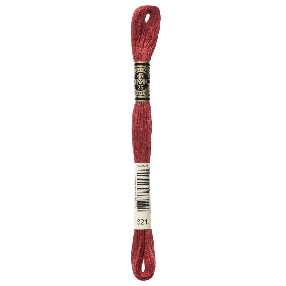 DMC Embroidery Floss Mouline Stranded Cotton Thread for Hand Embroidery and Sewing - Colour No: 321-12 x 8m Skeins โ image 1