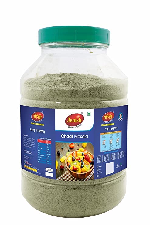 Jenish Chat Masala Powder | Premium Spices Blend | Pure and Natural | Pack 1 | Fresh Natural Ingredients and Oils No Artificial Colours No Added Preservatives, 1 Kg, Multi Masala