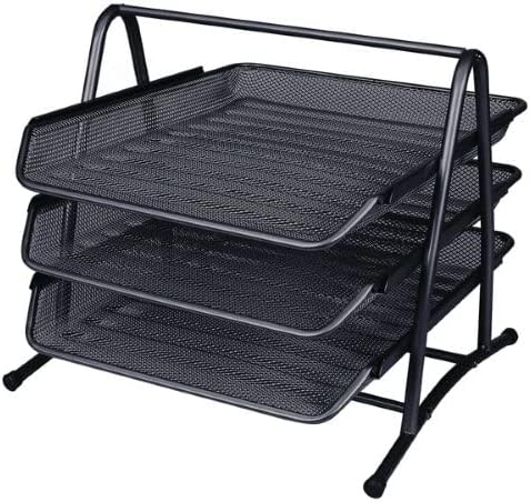 Miniatura 3 de Bandeja de documentos de 3 niveles, color negro