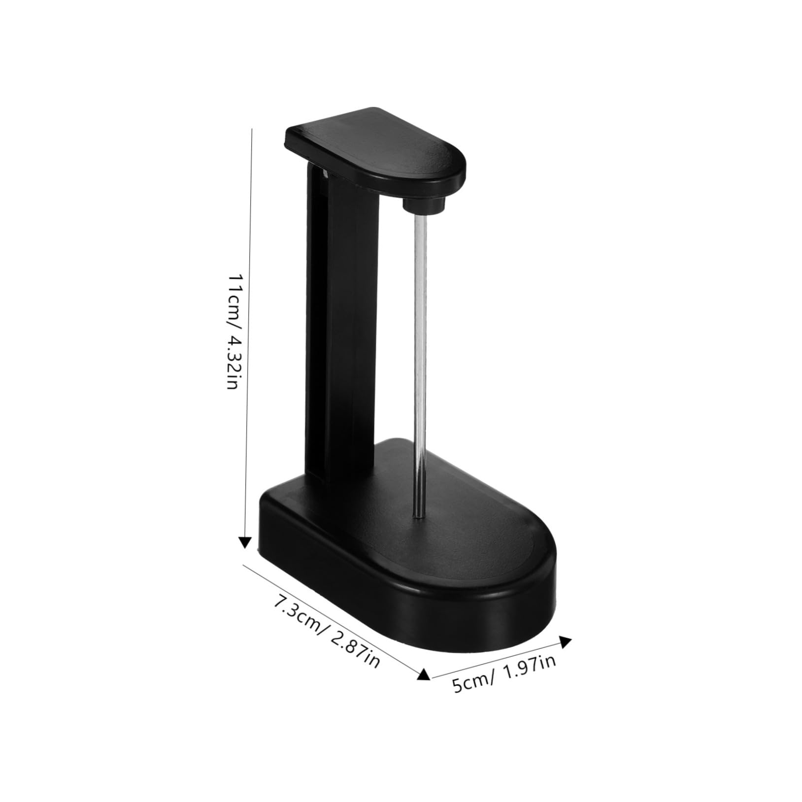 Produktbild von HOMSFOU 2er-Set Quittungshalter – Stabiler Sockel, Metallspieß, Für Restaurant, Büro, Hotel, 15 X 7,5 Cm
