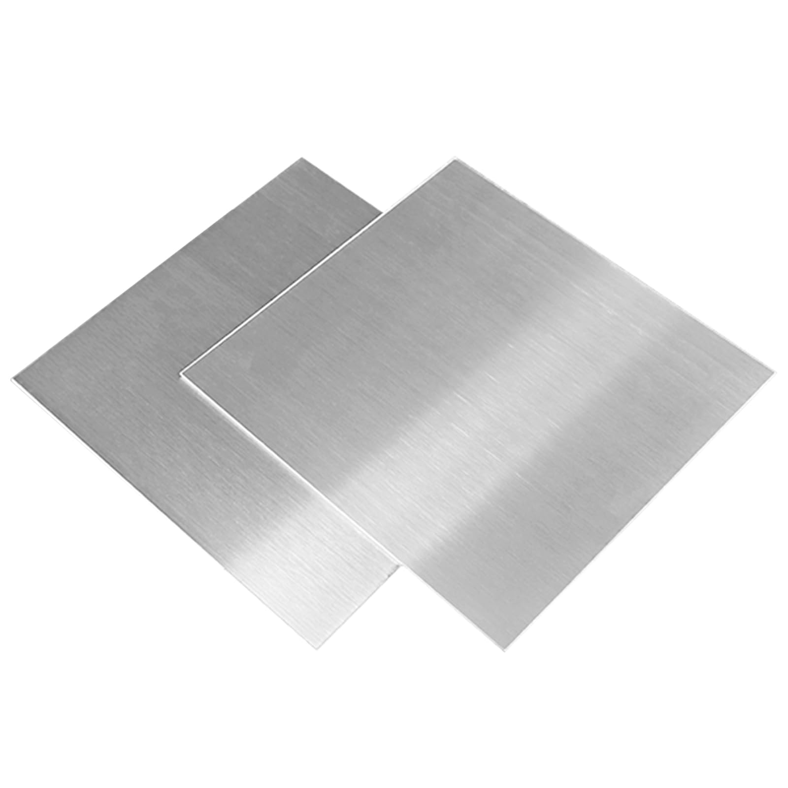 TEN-HIGH 2 Pack 304 Stainless Steel Sheets Metal Plate 12