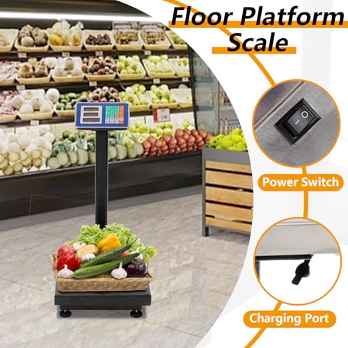 Báscula digital plegable de plataforma 660 lb miniatura 7