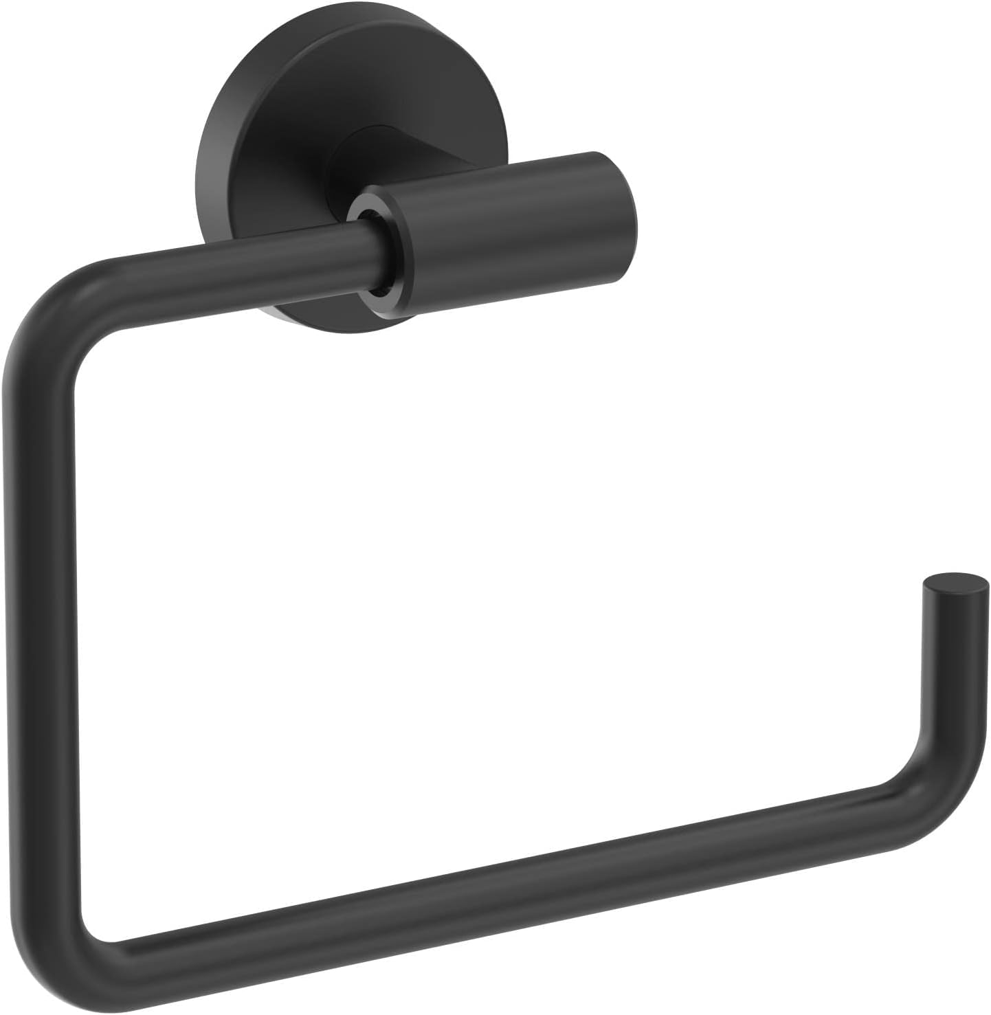 Amerock Arrondi 5" Matte Black Towel Ring