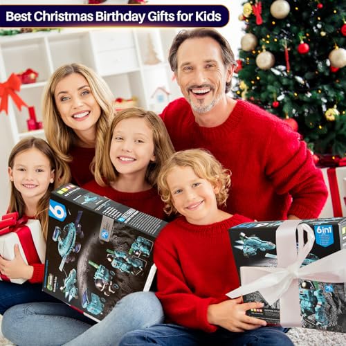 Image of STEM Toys for Kids Ages 8-13, Christmas Birthday Gifts for 8 9 10 11 12 13 14 Year Old Teen Boys Girls, 6-in-1 Solar Robot Educational Science Building Experiment Kits
