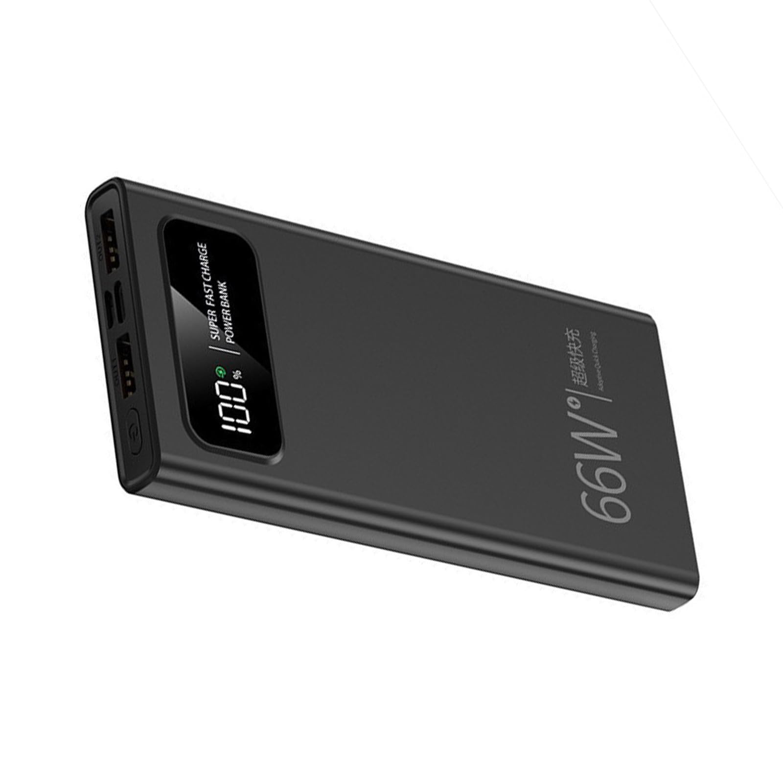 Adaptador de corriente móvil de 66 W, 20000/30000/40000 mA PD3.0 20 W, carga rápida bidireccional para estudiantes y viajeros