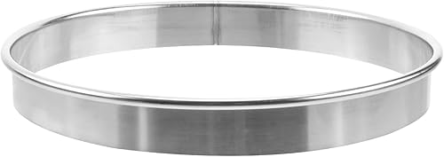 Cabilock 1pc Pizza Saucing Ring Herramienta práctica para hornear pizza para uso doméstico, accesorio para relleno de bollos y magdalenas