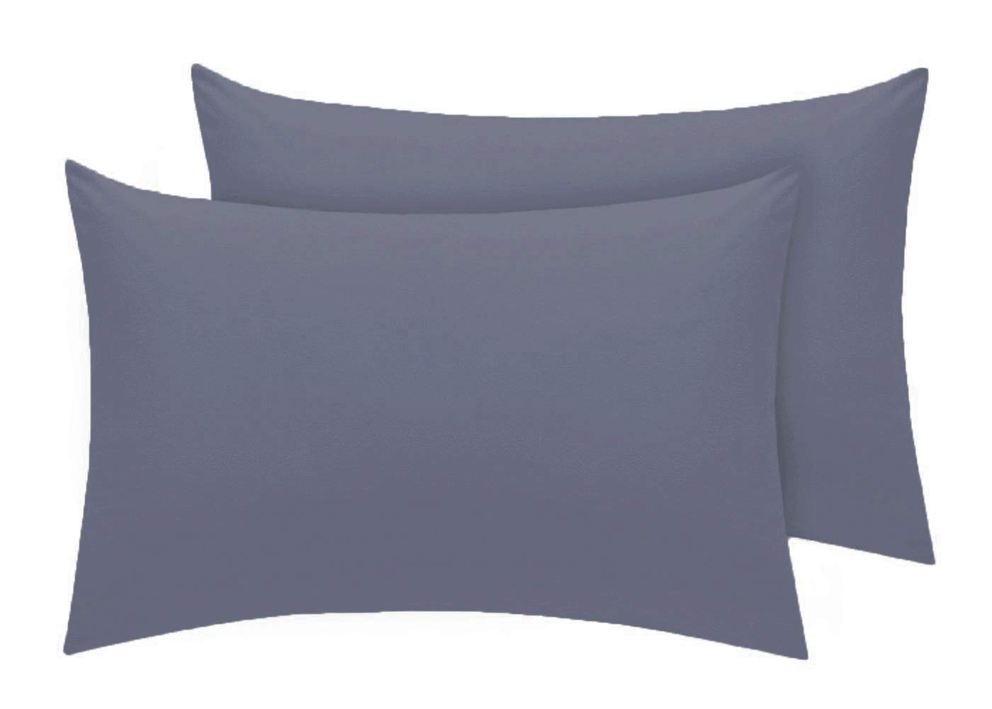 Comfy Nights Pollycotton Pair Of Pillow cases - Grey