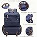 Canvas Backpack for Men Women, Vintage Rucksack Fit 15.6 Inch Laptop Travel Rucksack for Casual Hiking Travel Commute (Blue)