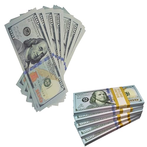 120 Hoja 100$ Copy Money, Prop Money, Scratch Cash, Dólar Falso, Juego De Billetes Falsos De Dólar, Niños Dólar Monedas Falsas, Dólares De Juego, Para Películas, Publicidad, Juegos, Fiestas