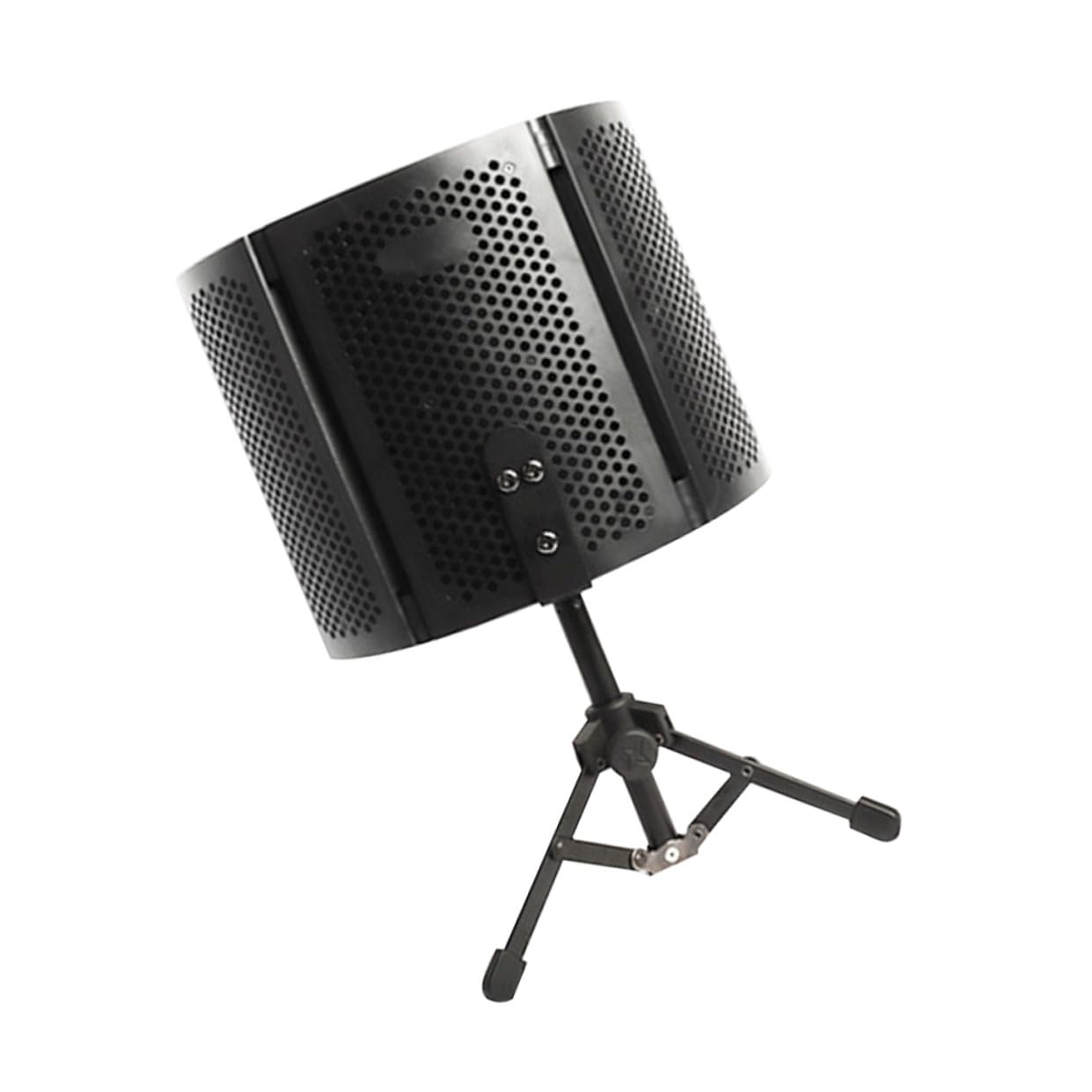 TOYANDONA 1set Microfono Anti-vento Con Schermo Isolante Spugna Per Registrazioni Professionali Karaoke e Broadcast Completo Con Supporto Desktop