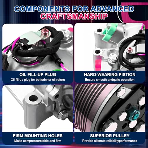 Image of 68182 AC Compressor w /Clutch Kit OE Replacement CO10902C,638972