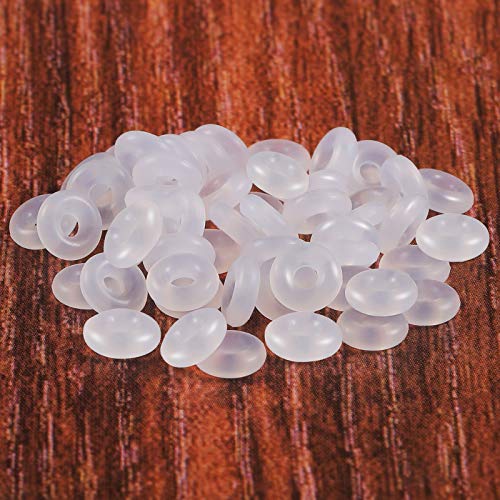 O-Ring Transparent en Caoutchouc pour Bloquer Perles de Bracelet Sans Glisser
