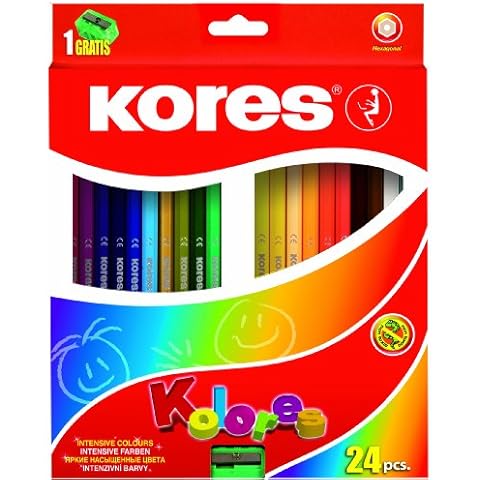 Kores Kolores Hexagonal Coloured Pencils Set Cover