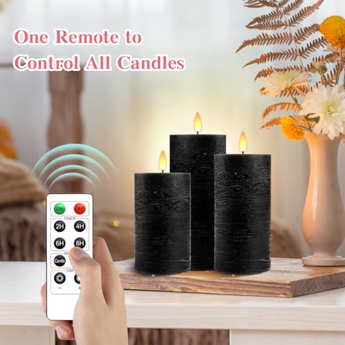 AnnSpa LED Candles 3 Set USB Rechargeable with Remote and Timers, Electric Candle, Led Candle with Remote Control - Image 3