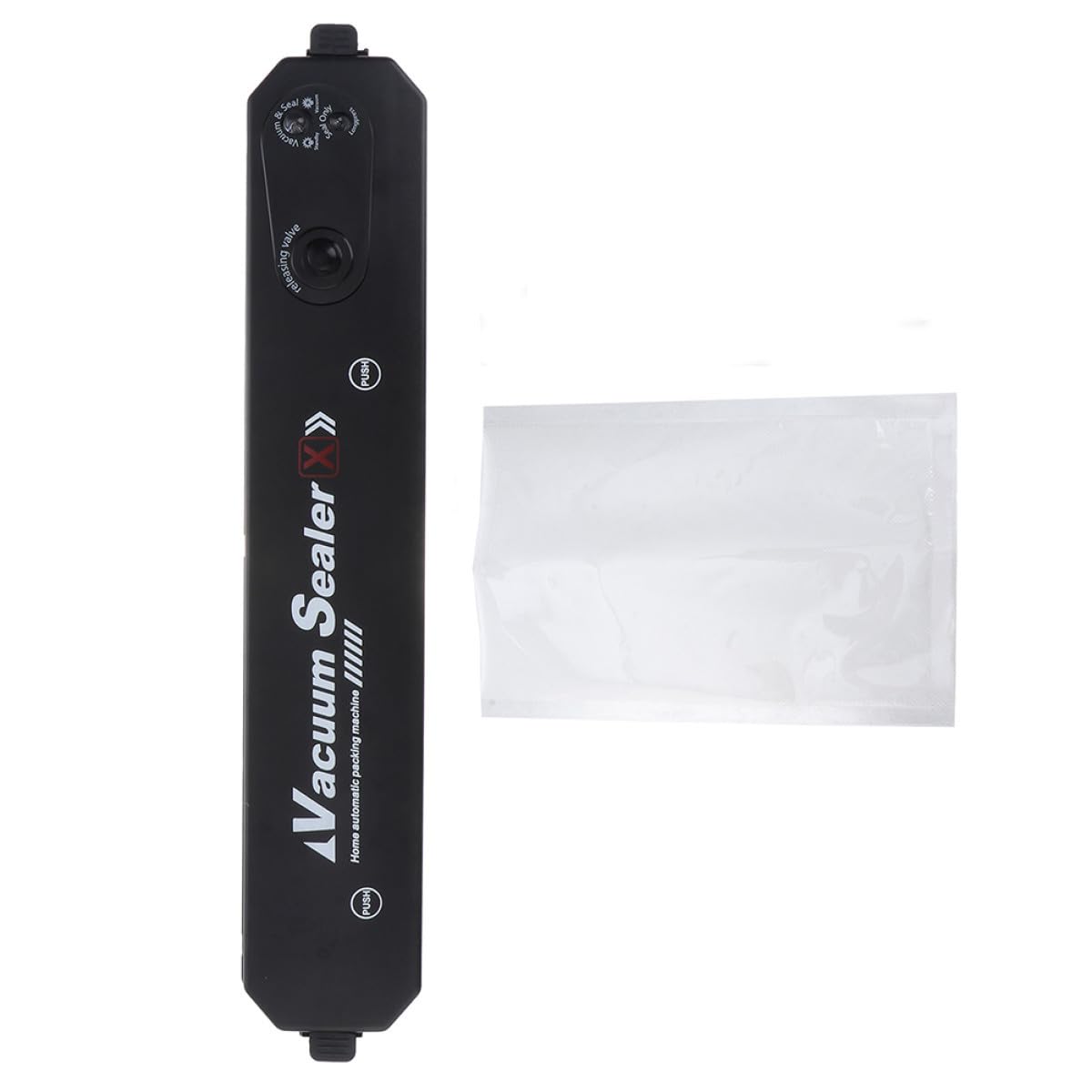 LABRIMP Machine à Emballer sous Vide Automatique 220v Eu, Dispositif de Scellage de Paquet 17x25 Cm, Plastique, Conservation Alimentaire, Usage Domestique la Cuisine, Lot 10 Paquet