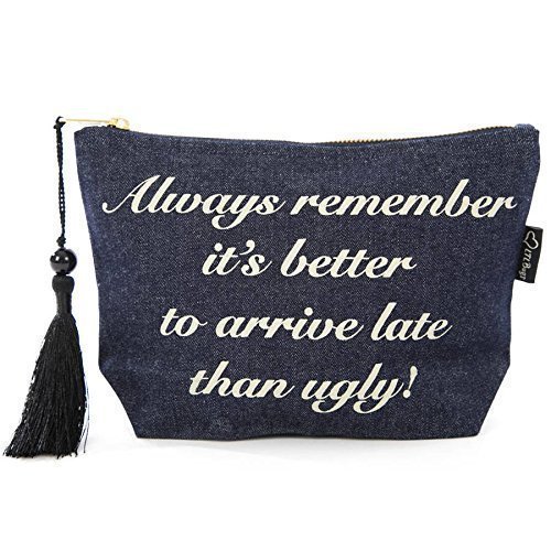 Denim Make-Up Borsa 'Always Remember It's Better