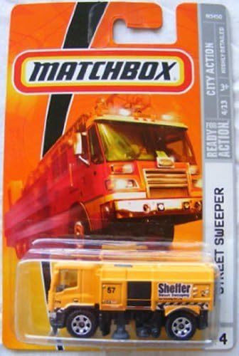 Matchbox 2009 Street Sweeper # 44, City Action, 1:64 Scale.
