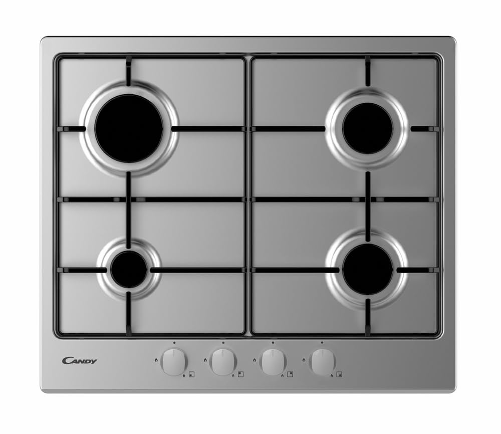 Candy CHW6BRX Acciaio inossidabile Da incasso Gas 4 Fornello(i)