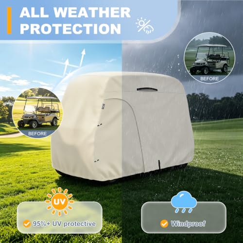 Explore Land 600D Golf Cart Cover