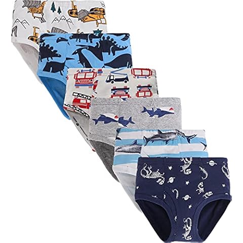 Slenily Dinosaur Shark Briefs for Kids Cover