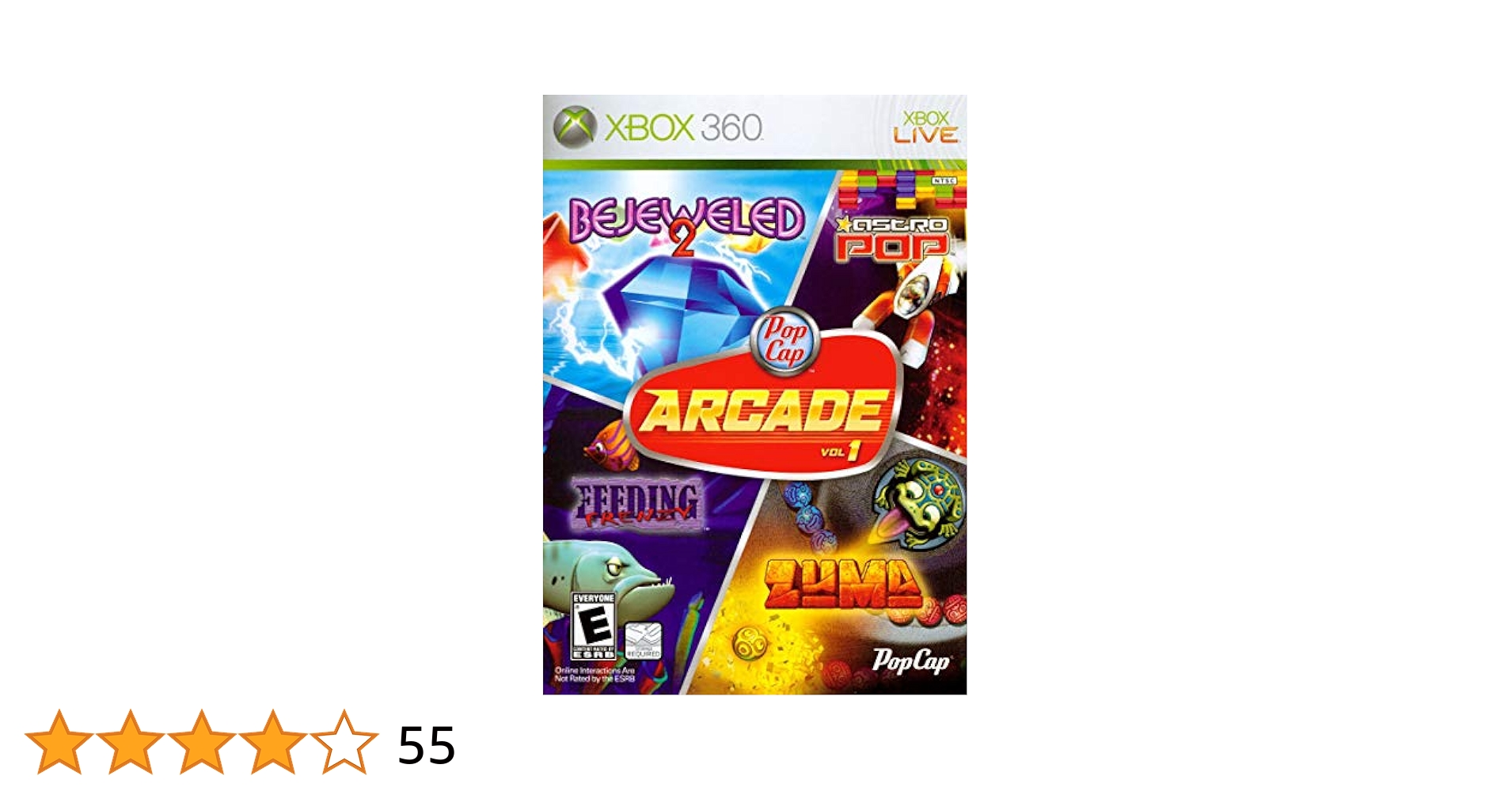 PopCap Arcade Vol. 1 (Bejeweled 2, Astro Pop, Feeding Frenzy