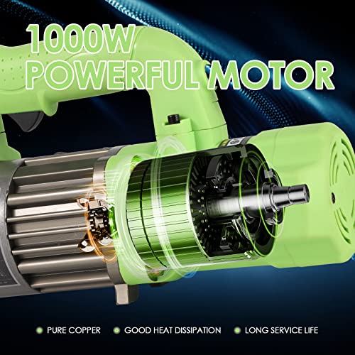 Image of 5 /8 inch Electric Hydraulic Rebar Cutter 1-1.5s Cutting Speed Portable Rebar Cutter Cutting Rebar 4-16mm 1000w 120v /60hz RC16B (Light Green)