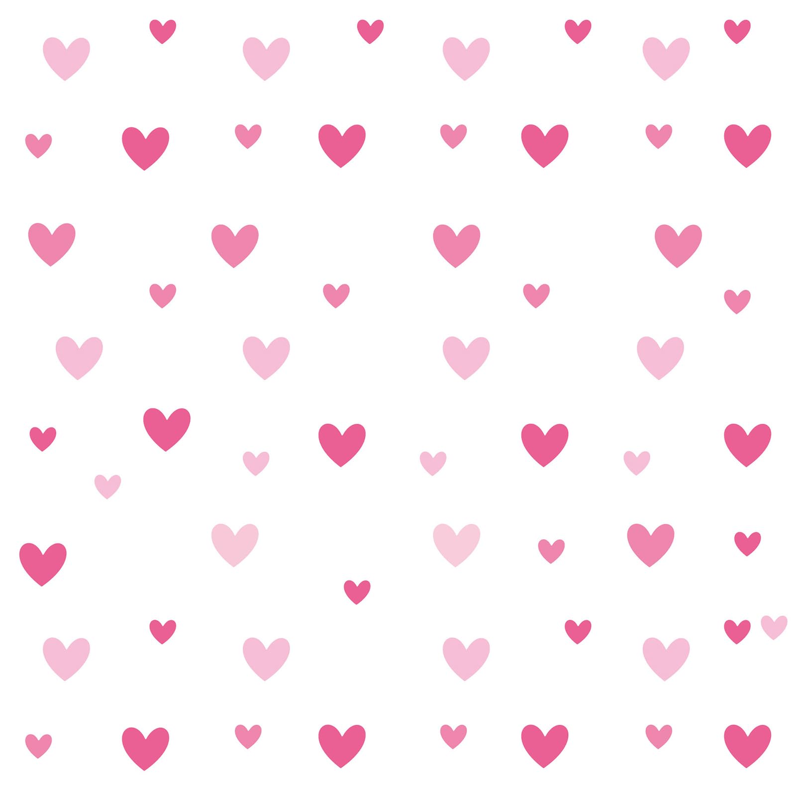 102 Pegatinas de Pared de Corazón Estilo Boho para Niños, Vinilos Decorativos Fáciles de Aplicar y Quitar sin Dañar la Pared para Habitación Infantil (Rosa y Multicolor)