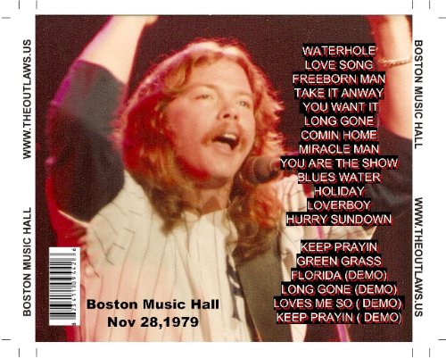 The Outlaws Boston 11/28/79 W 4 Demos & Unreleased Hughie Song About Florida - Image 2