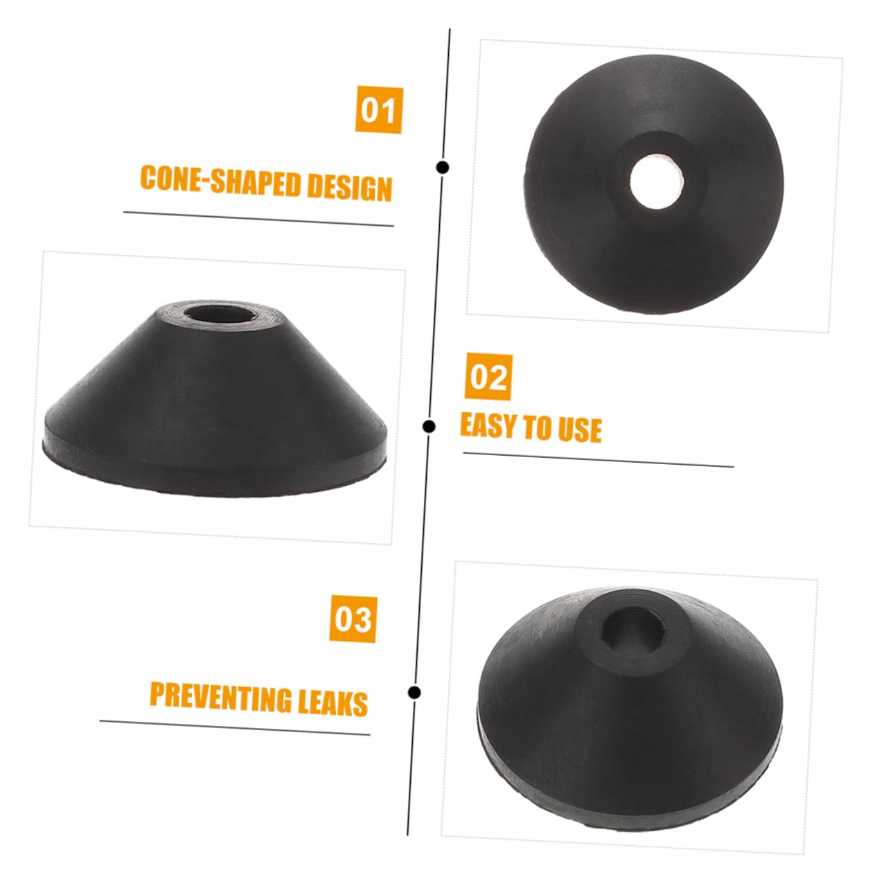 Artibetter 120pièces Rondelles Caoutchouc Étanches Pour Réservoirs De Toilettes Installation Facile Remplacement Des Joints Pour Fuites Eau Compatibilité Universelle