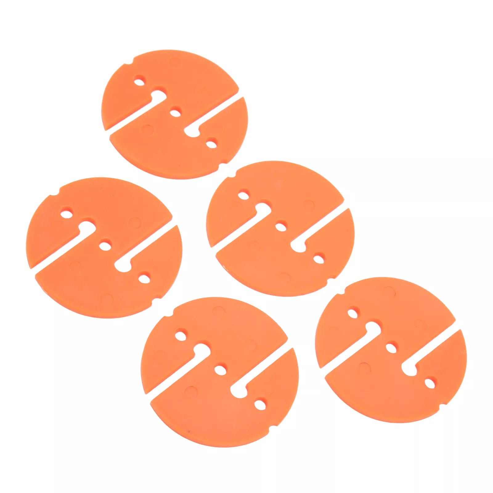 HUANGTNG 5Pcs Round Dives Line Circles Marker Cave Technical Diving Rope Line Marker Guide Rope Indicators Enduring