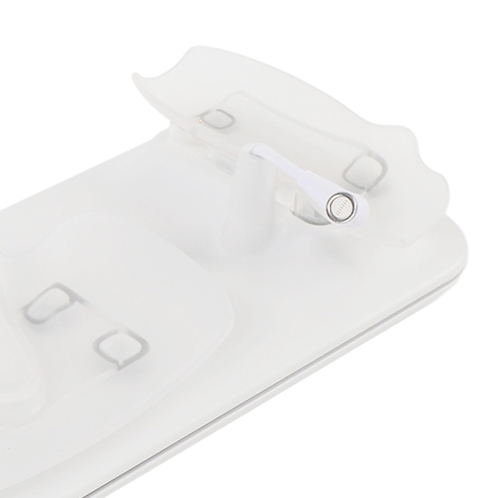 Cuifati Stazione di Ricarica VR per Visore 3S e Controller con Impugnatura, Supporto di Ricarica Magnetico con Luce RGB, Dock di Rapida per Visore e Controller VR