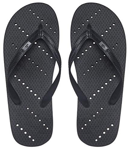 Showaflops Mens' Antimicrobial Shower & Water Sandals for Pool, Beach, Dorm and Gym