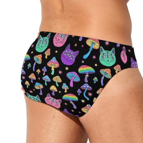 Men's Athletic Swim Briefs Quick-Dry Bikini Swimwear for Water Polo & Competitive Swimming3