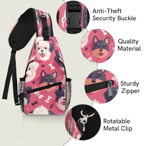 Bolso Sling Unisex para Viaje y Senderismo 5.7 L miniatura 3