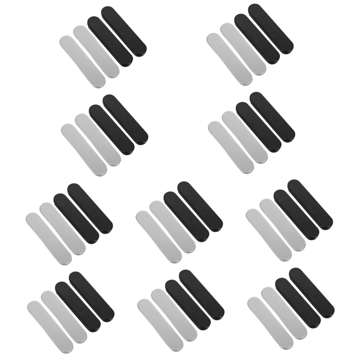 OSALADI 10 set Scatola Per Penne Scatola Per Cancelleria Piccolo Astuccio Per Matite Organizer Da Scrivania Portapenne In Alluminio Astuccio Per Matite Piatto E Rigido 4 pezzi * 10