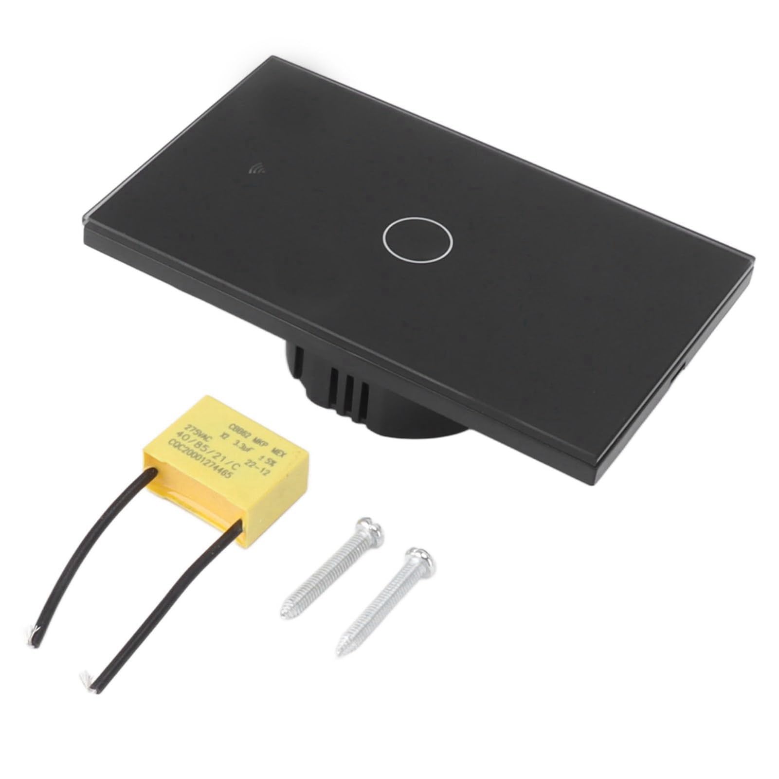 Smart Touch Switch Universal WiFi Remote Control 1 Gang US Plug 90 250V for Tuya
