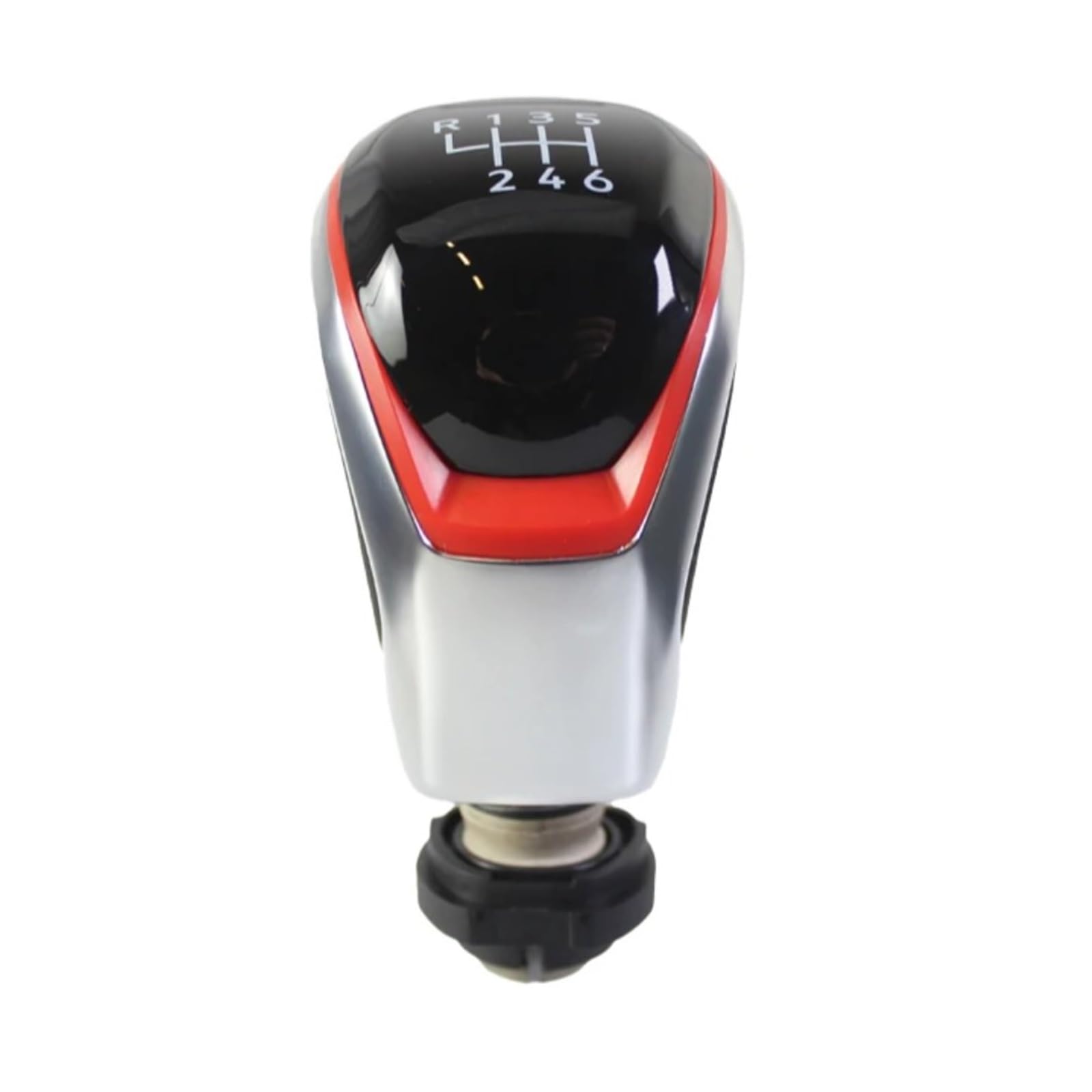 Mkgkacvcpt Red 6 Speed Gear Shift Knob For Vw Caddy Polo For Tiguan Taigo Direct Fit