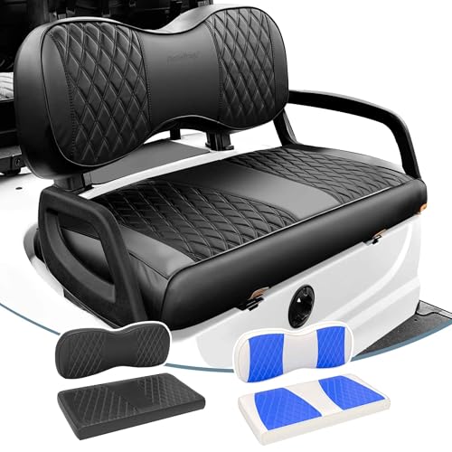 Rosefray Housse de siège pour voiturette de golf Yamaha Drive G29 & Drive2 Noir Rosefray Housse de siège pour voiturette de golf Yamaha Drive G29 & Drive2 Noir