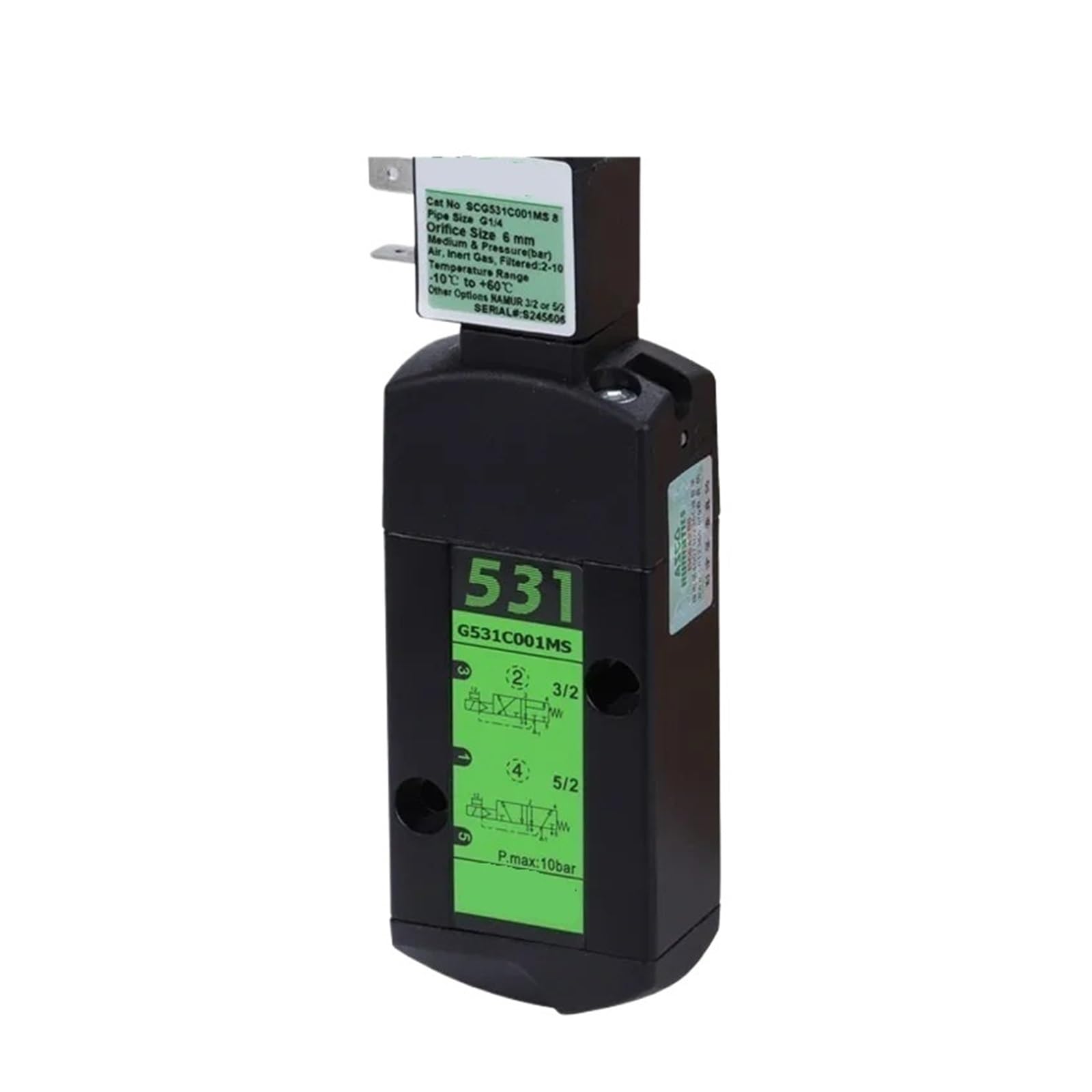 NVSFZGIYG Pneumatic Solenoid Valve SCG551A001MS/G551A002MS/G551A017MS/G551A018M(SCG531C018MS Dual Control)
