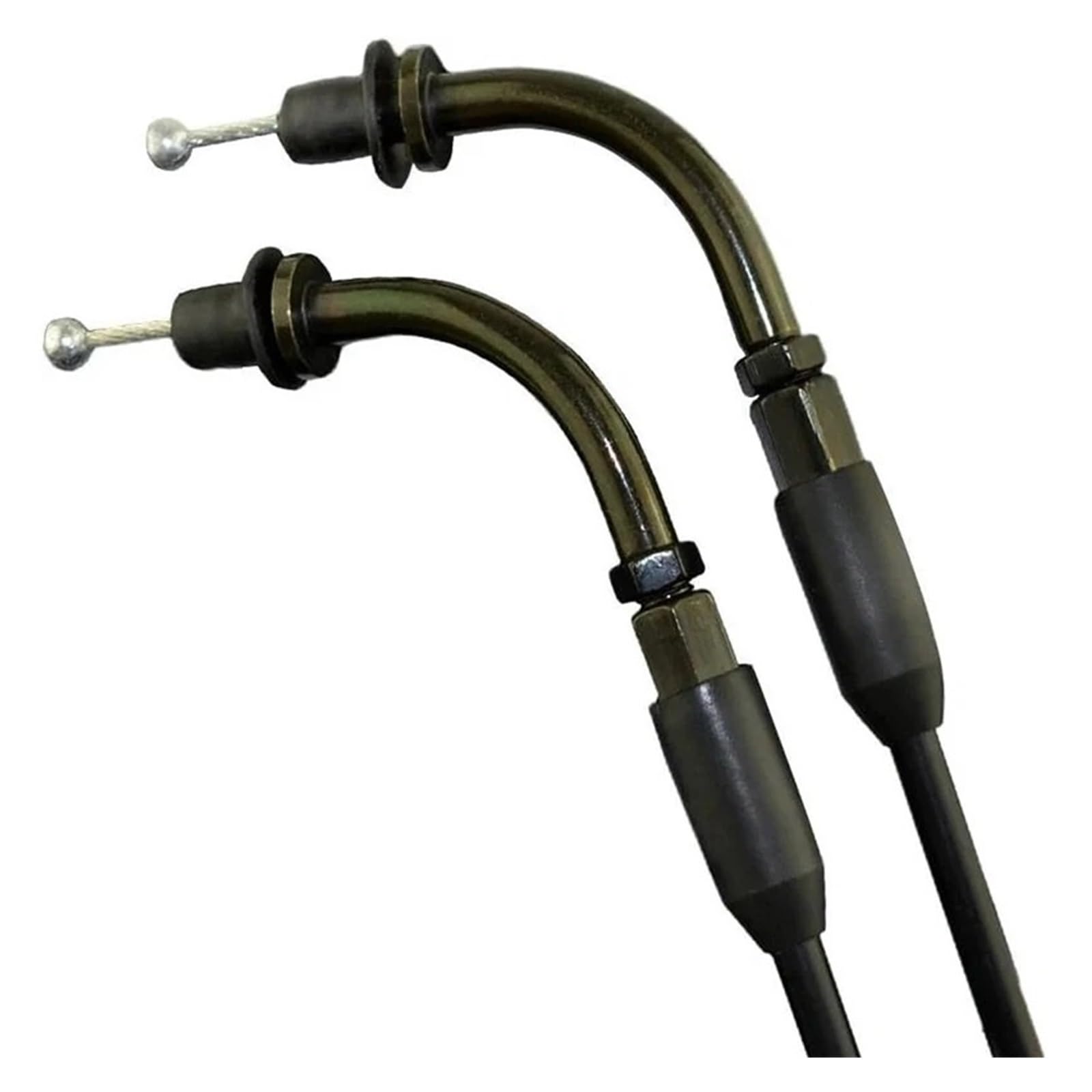 Set Cavo Acceleratore Moto In Acciaio Compatibile Con Harley