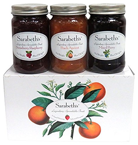 10 Gourmet Gifts for Foodies Priced Under $50 9 Sarabeth's Legendary Fruit Preserves Gift Set, featuring three popular fruit spreads in elegant jars.