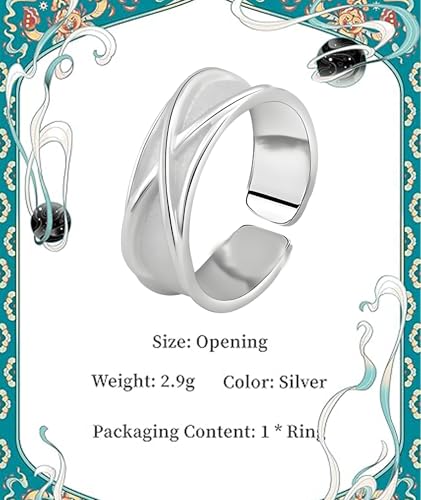 Image of Ring for Men, Anime Ring, Fashionable Anime Style Design, Suitable for Role-Playing, Formal Occasions and Daily Use