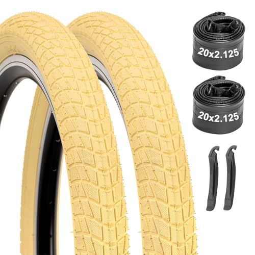 WINFAVO Bike Tires 20x2.125 2-Pack with Inner Tubes & Tire