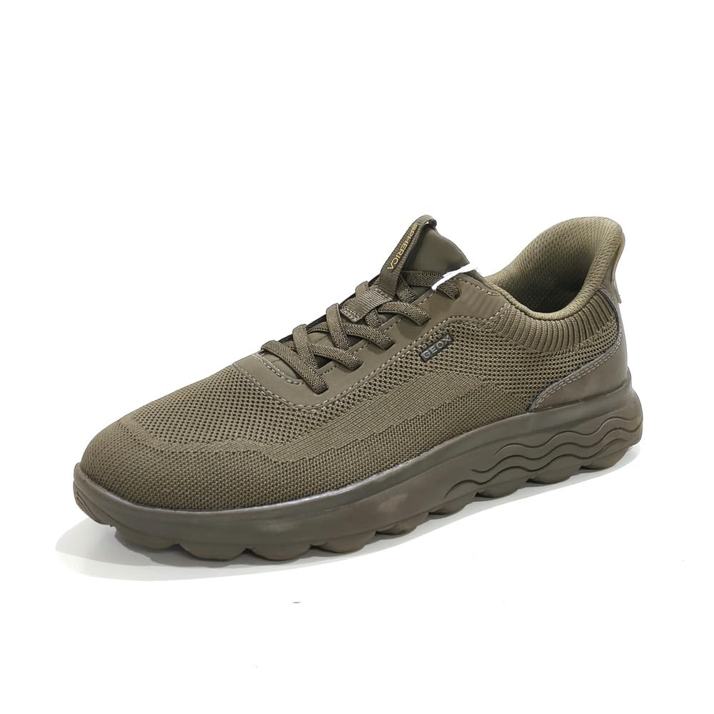 Geox Hombre Dk Military Zapatillas Deportivas Para U Spherca Plus A, 40 Eu, 40 Eu