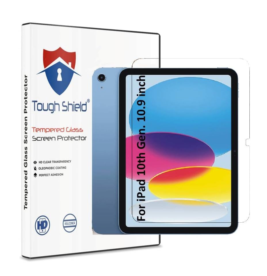 TOUGH SHIELD Tempered Glass Guard for Apple iPad 10 (10th Generation) 10.9 Inch Glass | Screen Protector Tempered Glass for iPad 10 (10th Generation) 10.9 Inch (Pack of 1) (B0D8ZTH7RD) Amazon Price History, Amazon Price Tracker